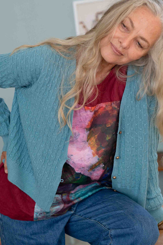 Sunday Cardigan Marine