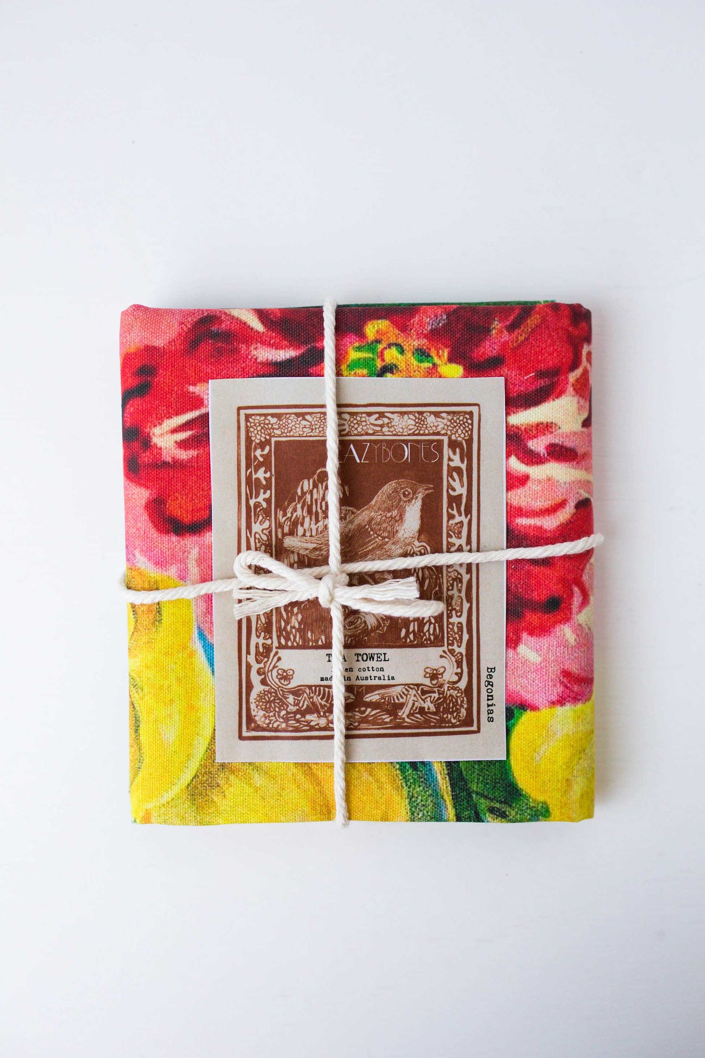 Tea Towel Begonias