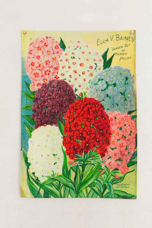 Wall Hanging Phlox *organic cotton
