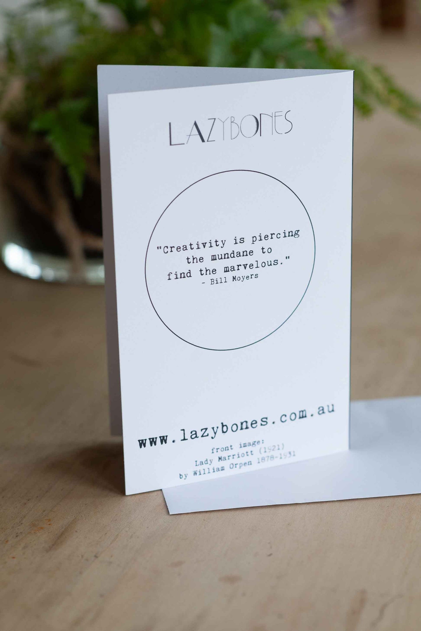 Card "Lady Marriott"