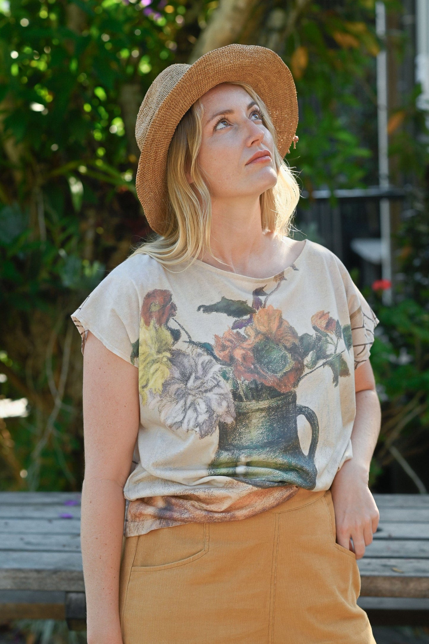 Eleanor Organic Cotton Tee Fleur