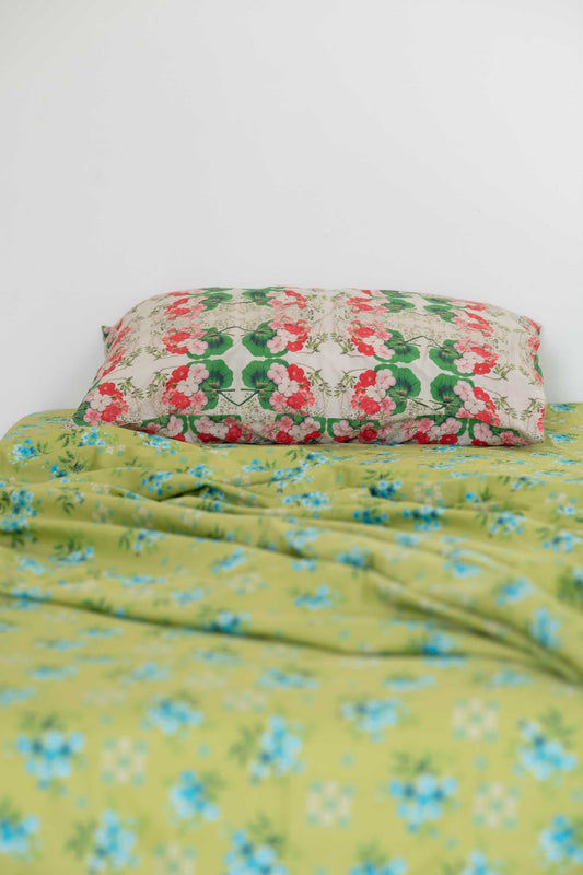 Pelargonium pillowcase set *organic cotton